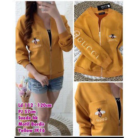 JAKET WANITA IMPORT BAHAN SUEDE