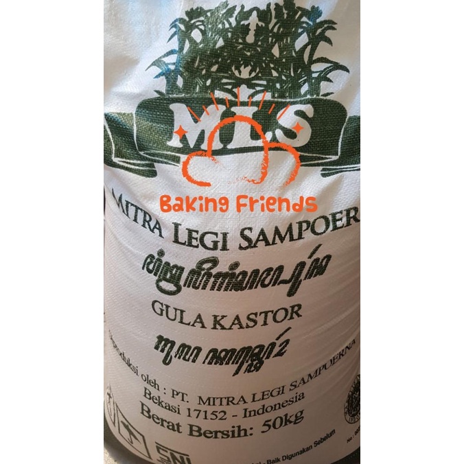 

Gula Castor 1Kg/Caster Sugar Powder/Gula Halus Kastor/REPACK