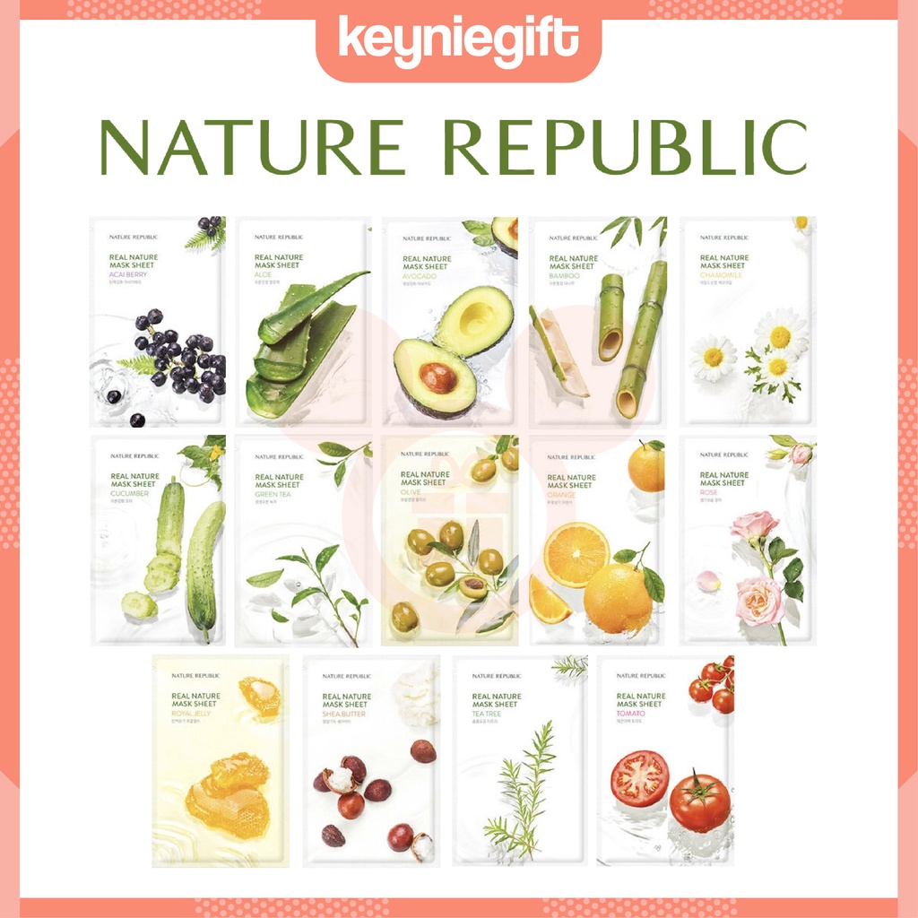 Masker Nature Republic Mask All Variants Nature Republic Mask Ready NR001