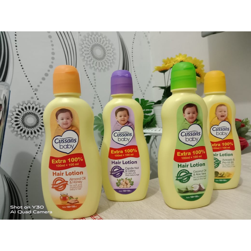 Cussons Baby Hair Lotion 100+100ml cusson Lotion Rambut Bayi Minyak Rambut Bayi Bpom Vitamin rambut