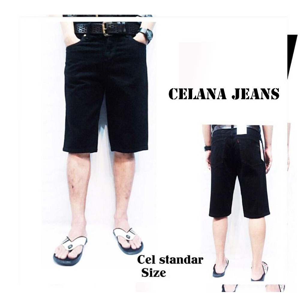 Jeans Pendek Pria Murah Model Slim Pant Size 27-38