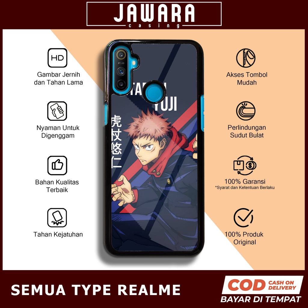 Case Realme C3 Case Hp Realme C3 Premium Glossy Jawara Casing [JJK1] Casing Hp Aesthetic Kesing Hp K