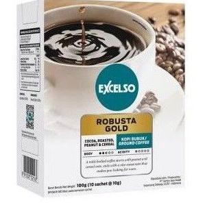 

Langsung Kirim ♞ Kopi bubuk | Exelso Robusta Gold Box Sachet 10...