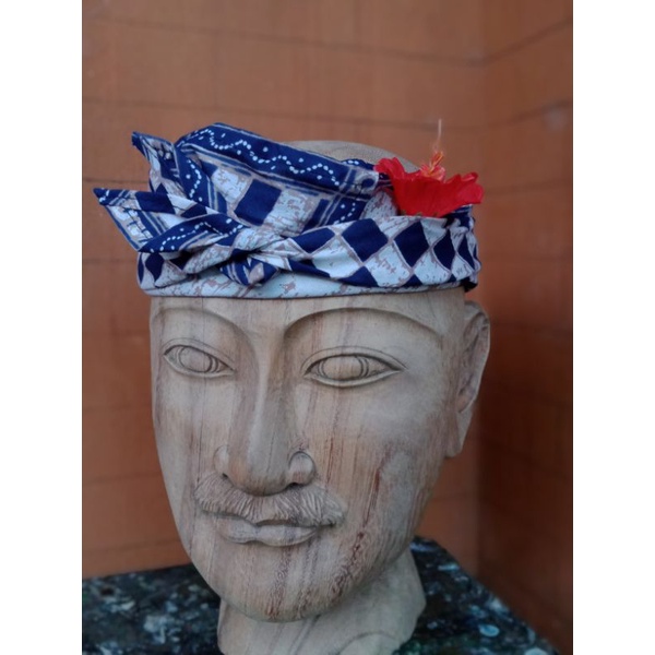 udeng batik semi tulis setengah jadi sibakan.. free pucuk