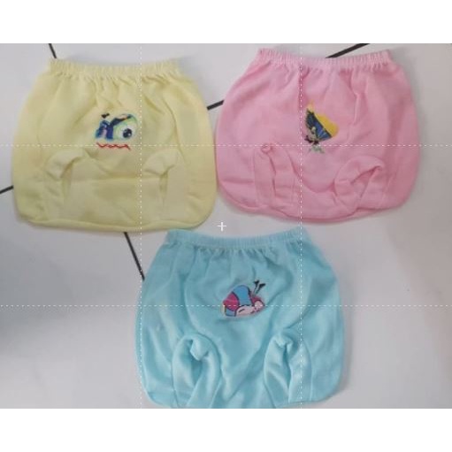 12 PC CELANA KACAMATA bahan PE aplikasi celana pop pink biru kuning