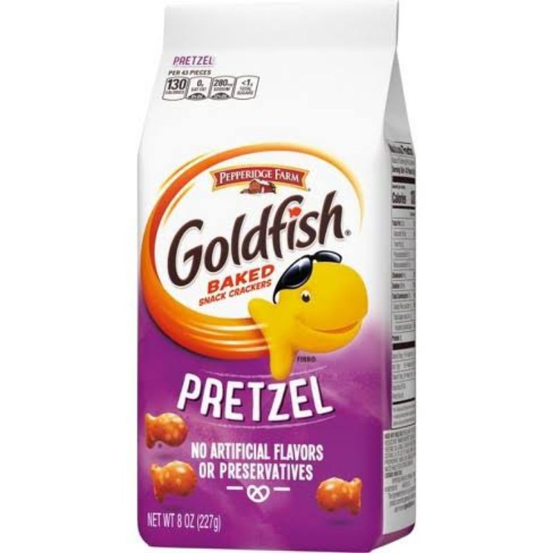 

PEPPERIDGE FARM GOLDFISH BAKED CRACKERS PRETZEL 227GR