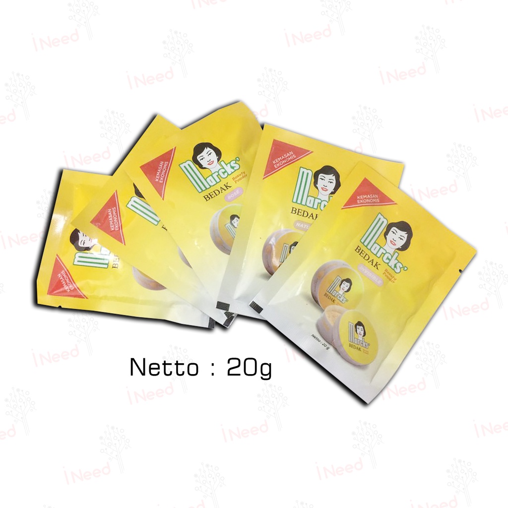 (INEED) [SACHET] Bedak Marcks Tabur Beauty Powder / SACHET 20 gr