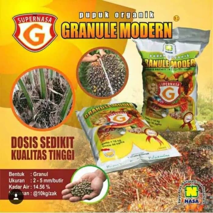 SUPERNASA GRANULE 10KG/PUPUK MODERN NASA/PUPUK supernasa granule-nasa pupuk granul murah
