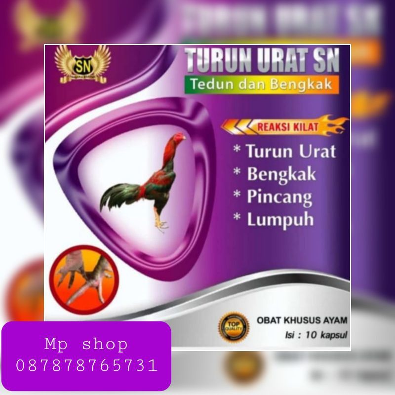 Obat lumpuh pd ayam/Turun Urat SN