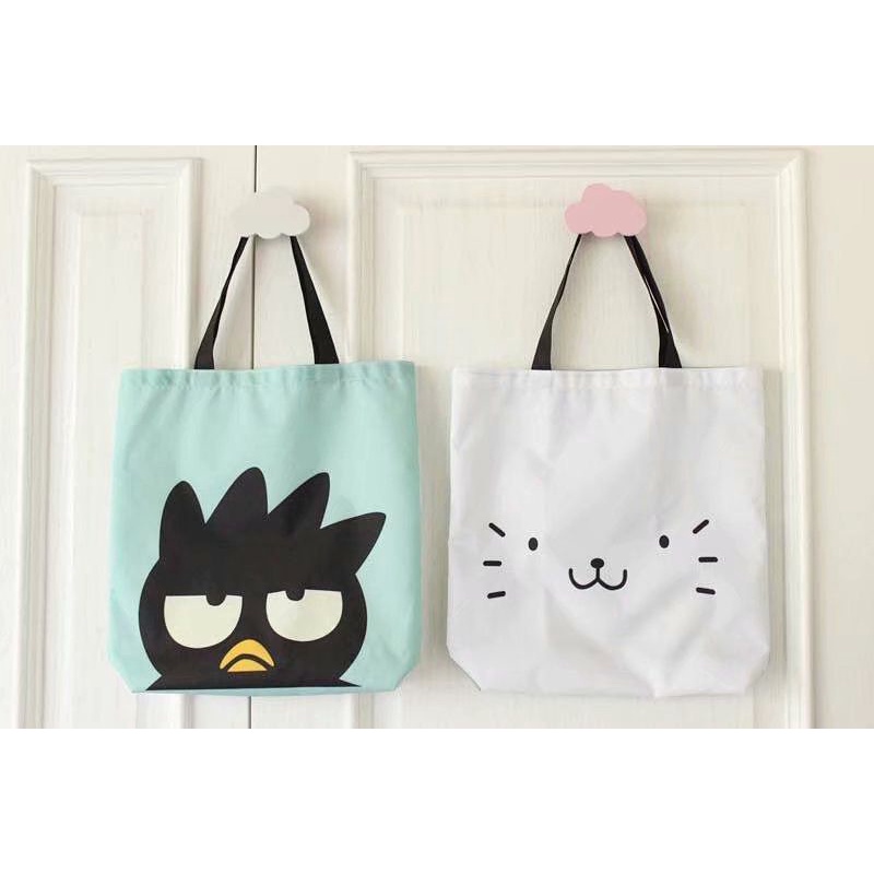 TAS BELANJA MELODY CINNAMOROLL POMPOMPURIN HELLO KITTY BADTZTMARU SHOPPING BAG KANTONG KAIN TOTE