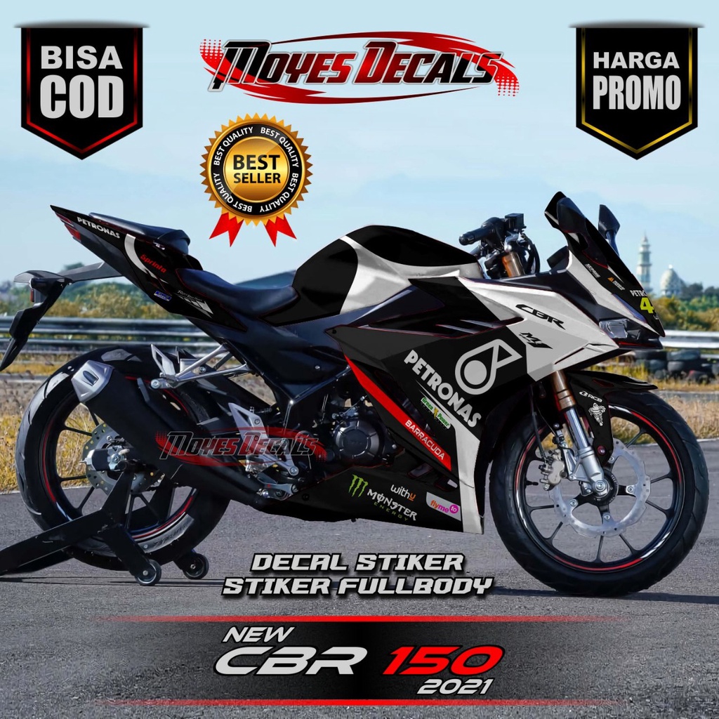 DECAL CBR 2021 2022 NEW - STIKER FULL BLOK NEW CBR150 2021 2022 - 05 - STIKER CBR FULL BODY