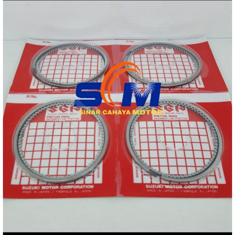 RING PISTON SET SUZUKI FUTURA 1.3 1.5 KARBU OVERSIZE STD-100 ORIGINAL