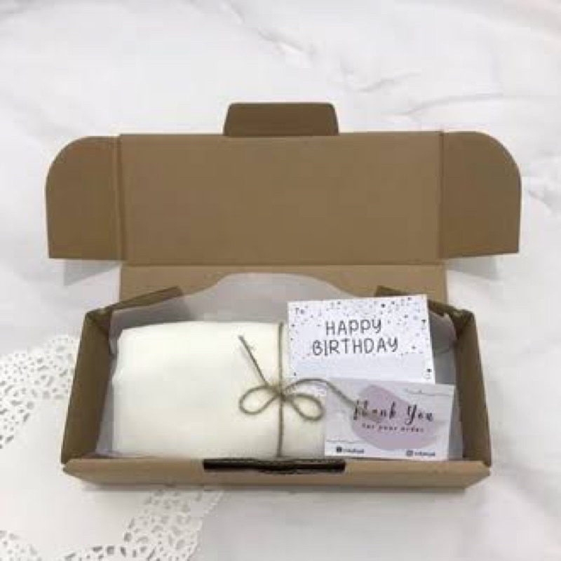 Hampers gift box hijab motif bisa custom satuan