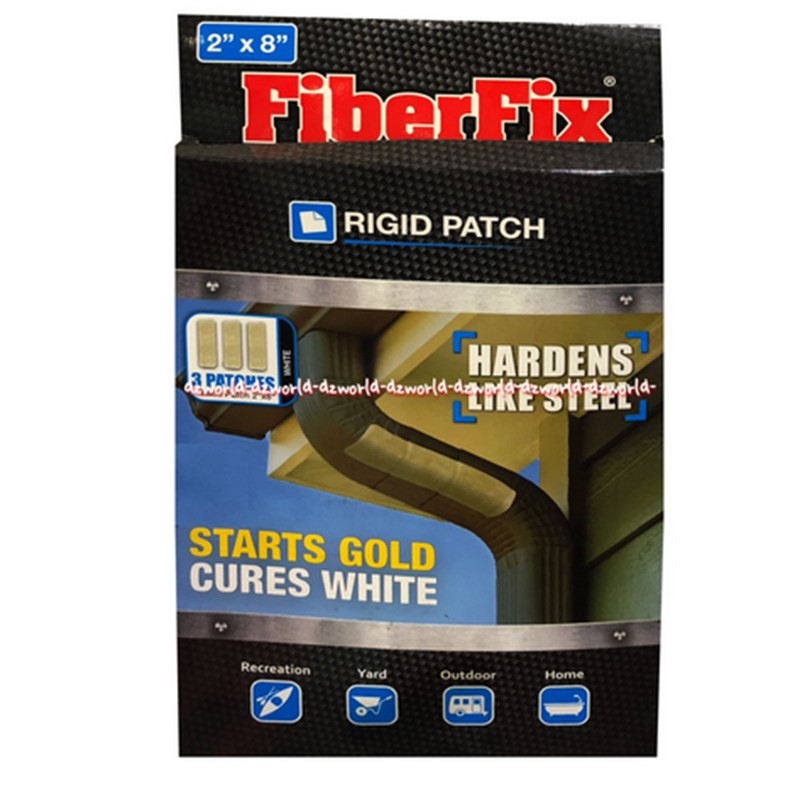 Fiberfix Rigid Patch Hardens Like Steel Plester Lakban Tambal 2 Inch