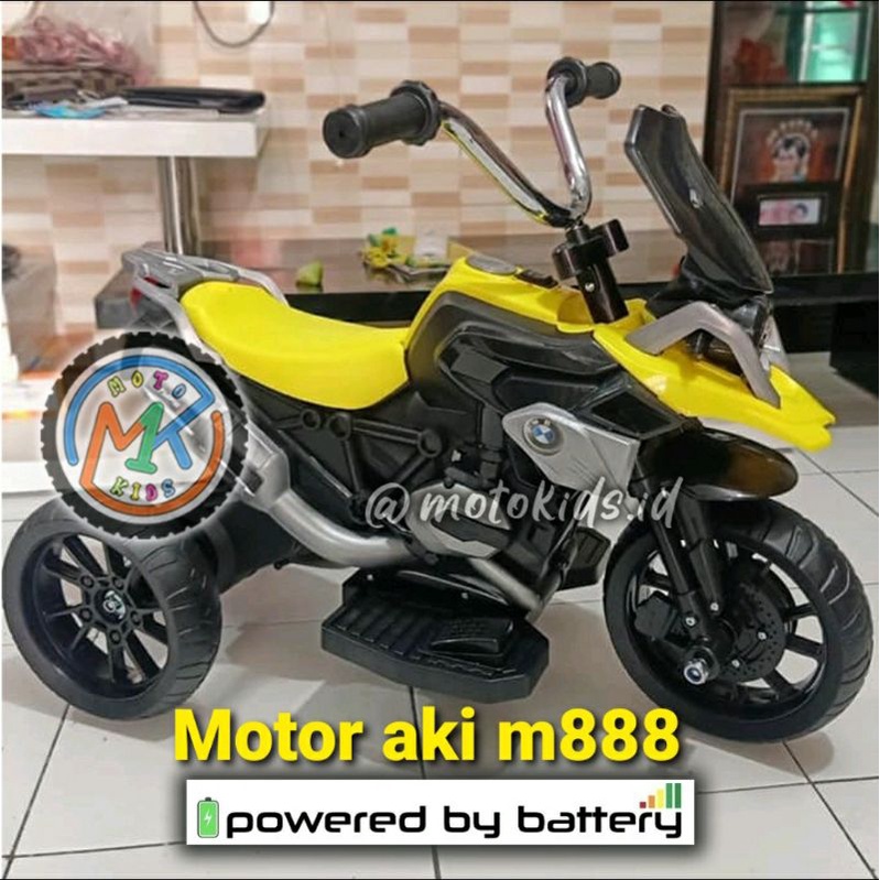 Sepeda Motor Aki Anak NMAX SCOOPY PCX CBR PMB MOTOR TYPE 888-A m888a (GOWES) 888 (AKI Baterai) Maina