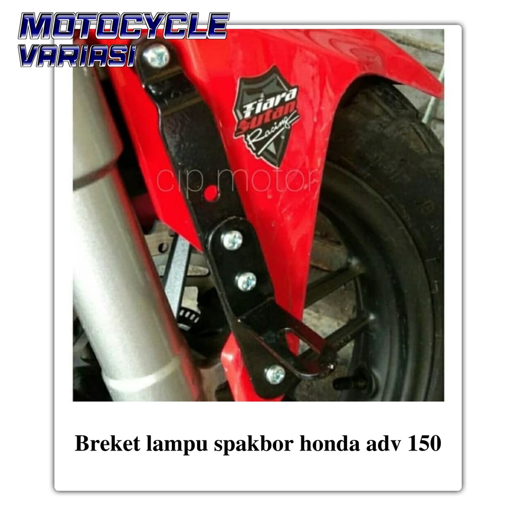 Breket lampu spakbor honda adv 150