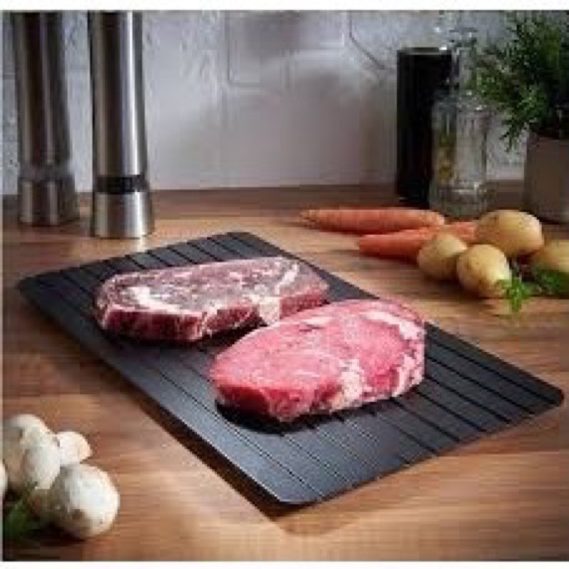 DEFROSTING TRAY / DEFROST PLATE FAST PELUNAK MAKANAN BEEF IKAN FREEZER YAKINIKU SALMON ALAT DAPUR ON