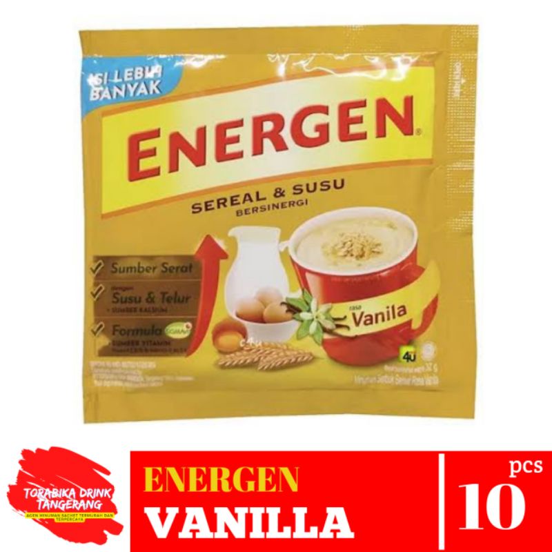 

ENERGEN VANILLA ISI 10pcs @35gr isi lebih banyak