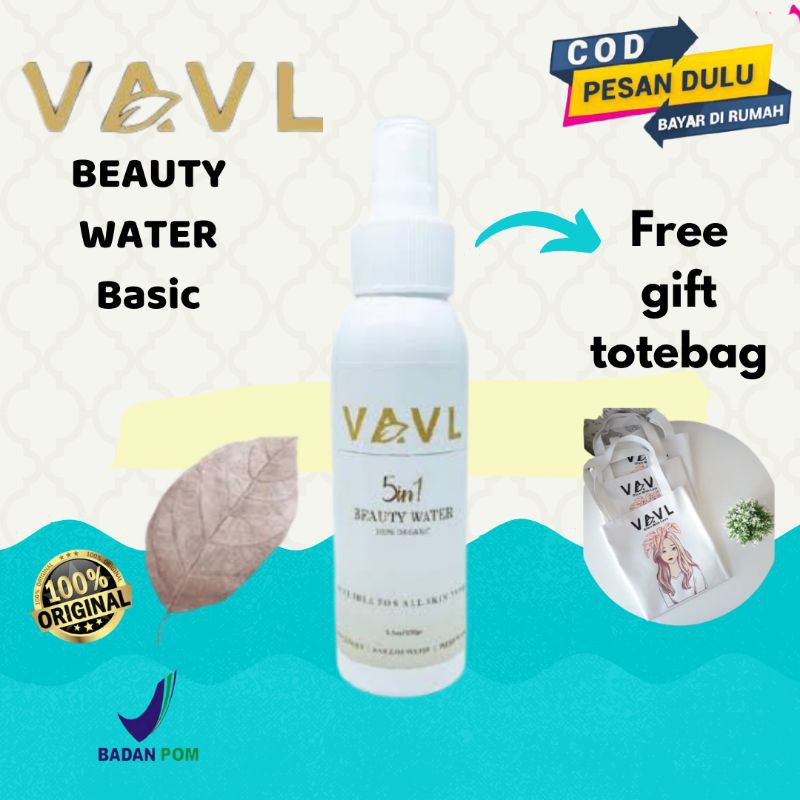 FACE MIST VAVL BEAUTY WATER EXTRACK SAFRON & ZAM ZAM WATER SKINCARE BPOM BY VIVALENTINE ORI