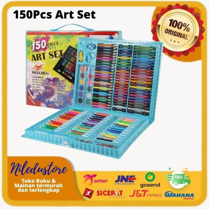 

Art Set Isi 150 Pcs Pensil Warna Set Anak Crayon Full Set Alat Lukis -