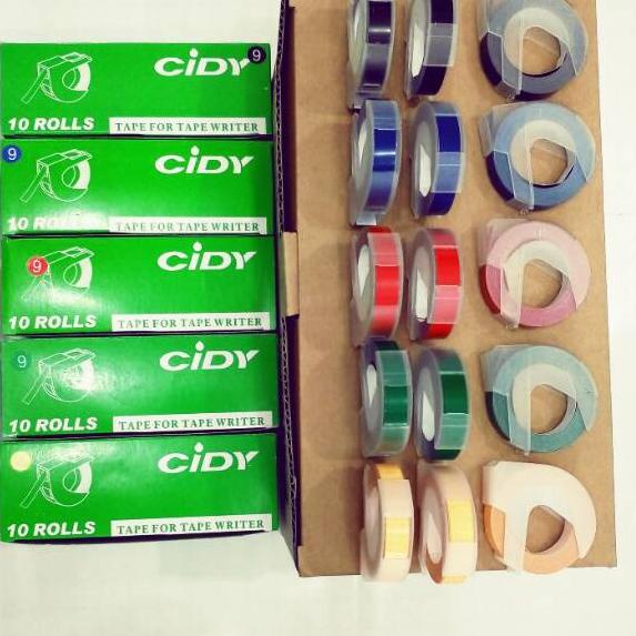 

[KODE PRODUK CJ7YC4887] Pita mesin Dymo merk CIDY