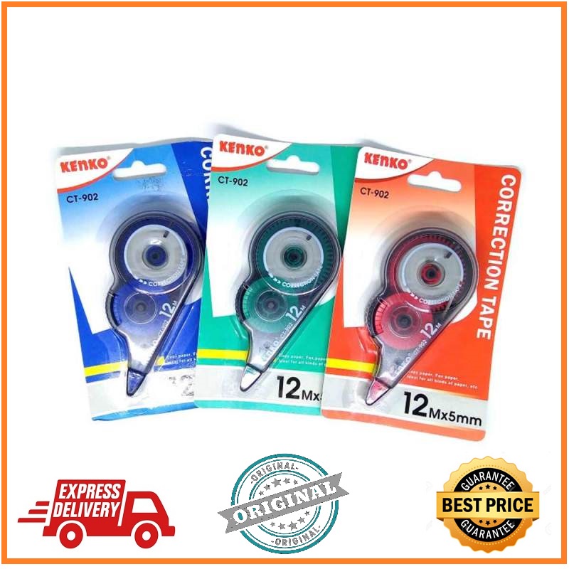 

TIP EX KERTAS KENKO CT 902 / CORRECTION TAPE KENKO CT 902