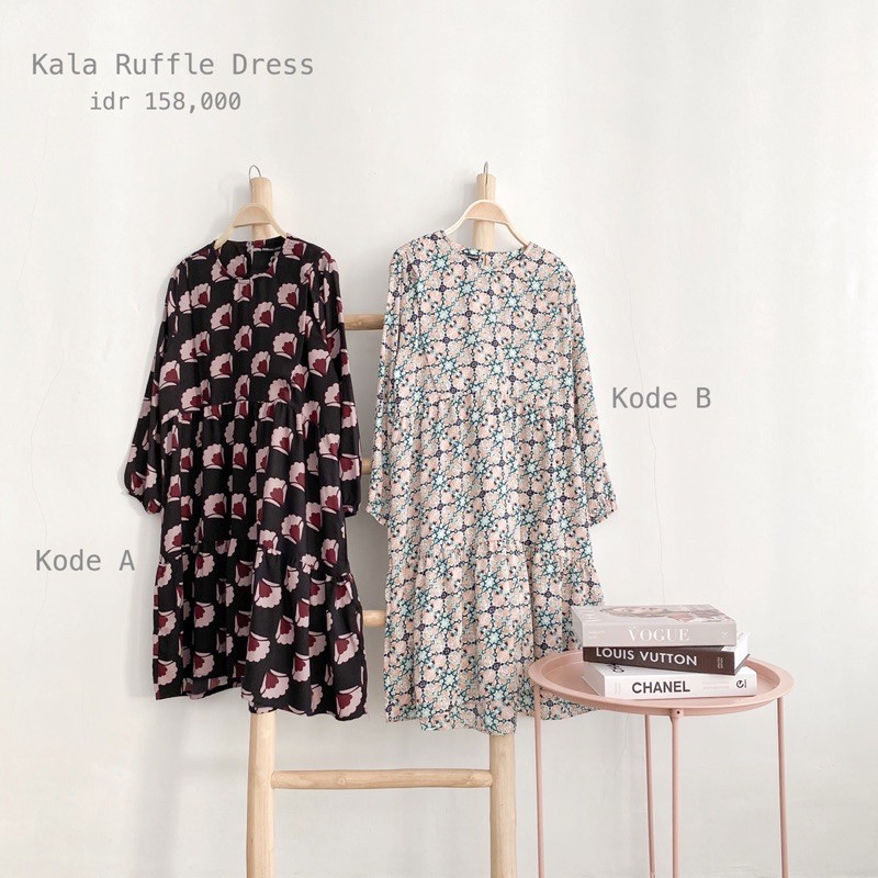 KALA RUFFLE DRESS