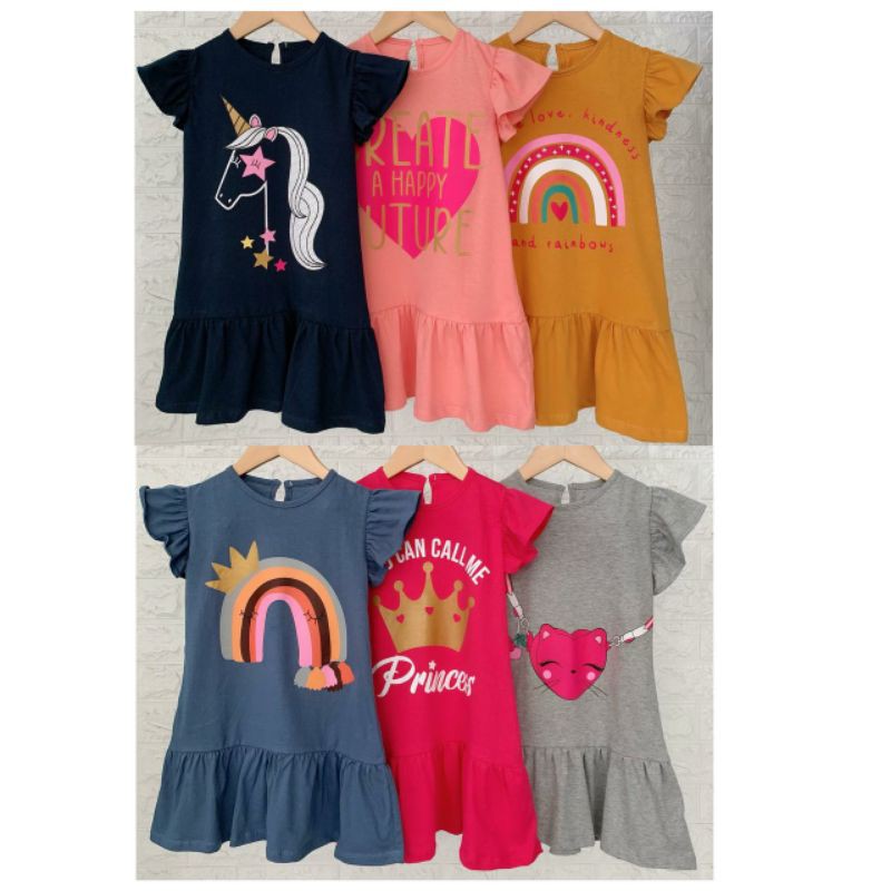 Dress Nona Smilee 1-5 tahun Dress Anak Lucu