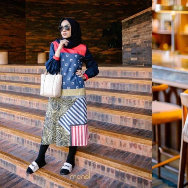 Basma midi dress by monel