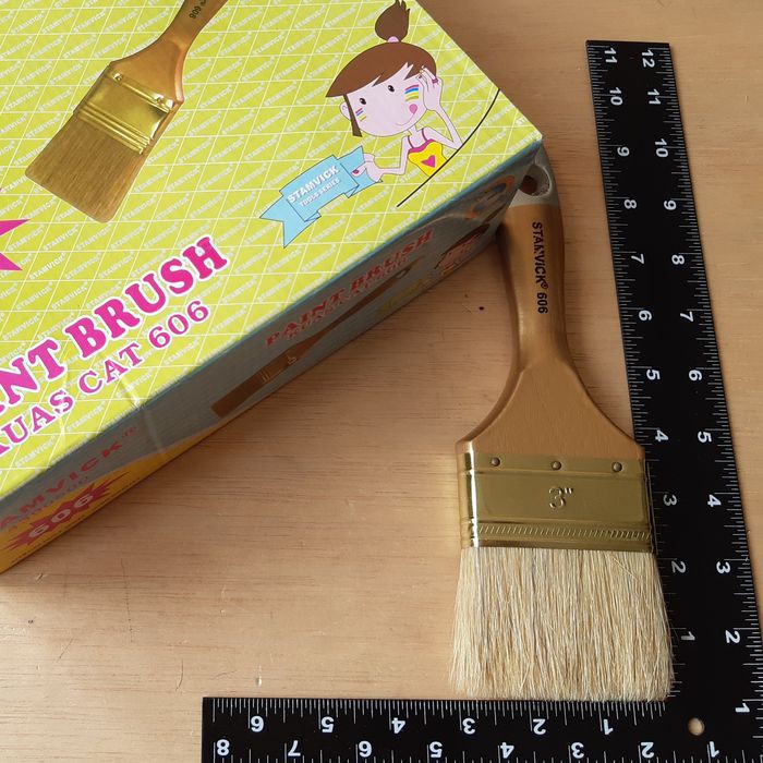 KUAS CAT / KUAS TANGAN STAMVICK 3"