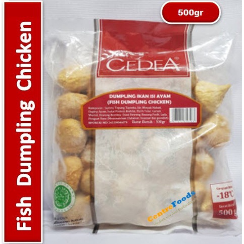 

Dumpling Ikan Ayam - Fish Dumpling Chicken Cedea | 500gr [ Harga Per BKS ]