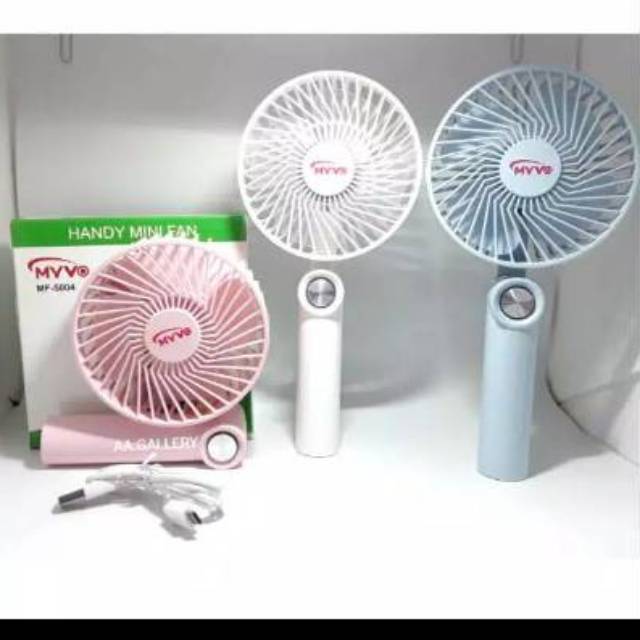 Kipas angin genggam myvo MF 5004 / kipas angin tangan myvo / kipas angin portable myvo 5004