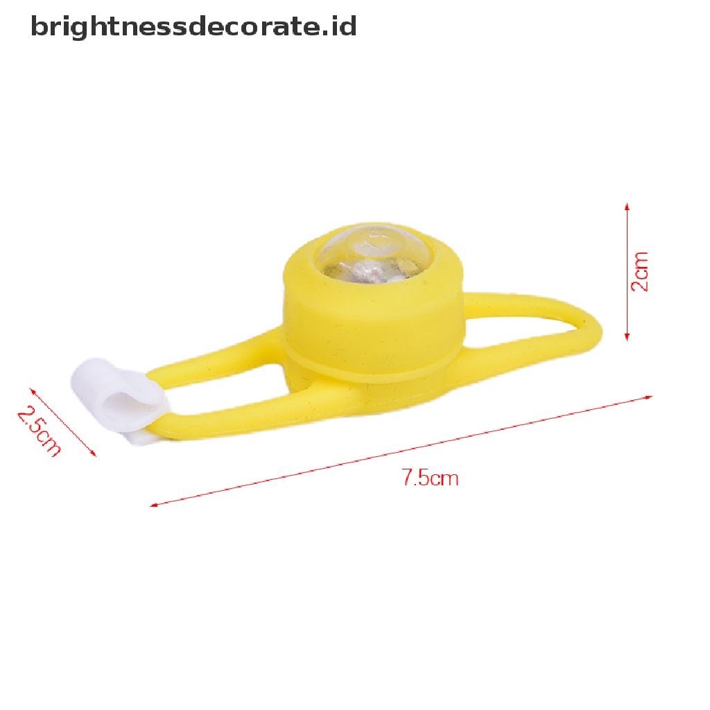 [birth] Colorful Bicycle Small Yellow LED Ring lights Bicycle Bell Road Bike Accessories [ID]