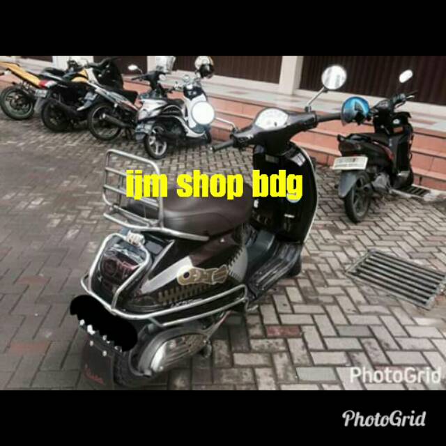 Variasi aksesoris vespa crashbar lx s