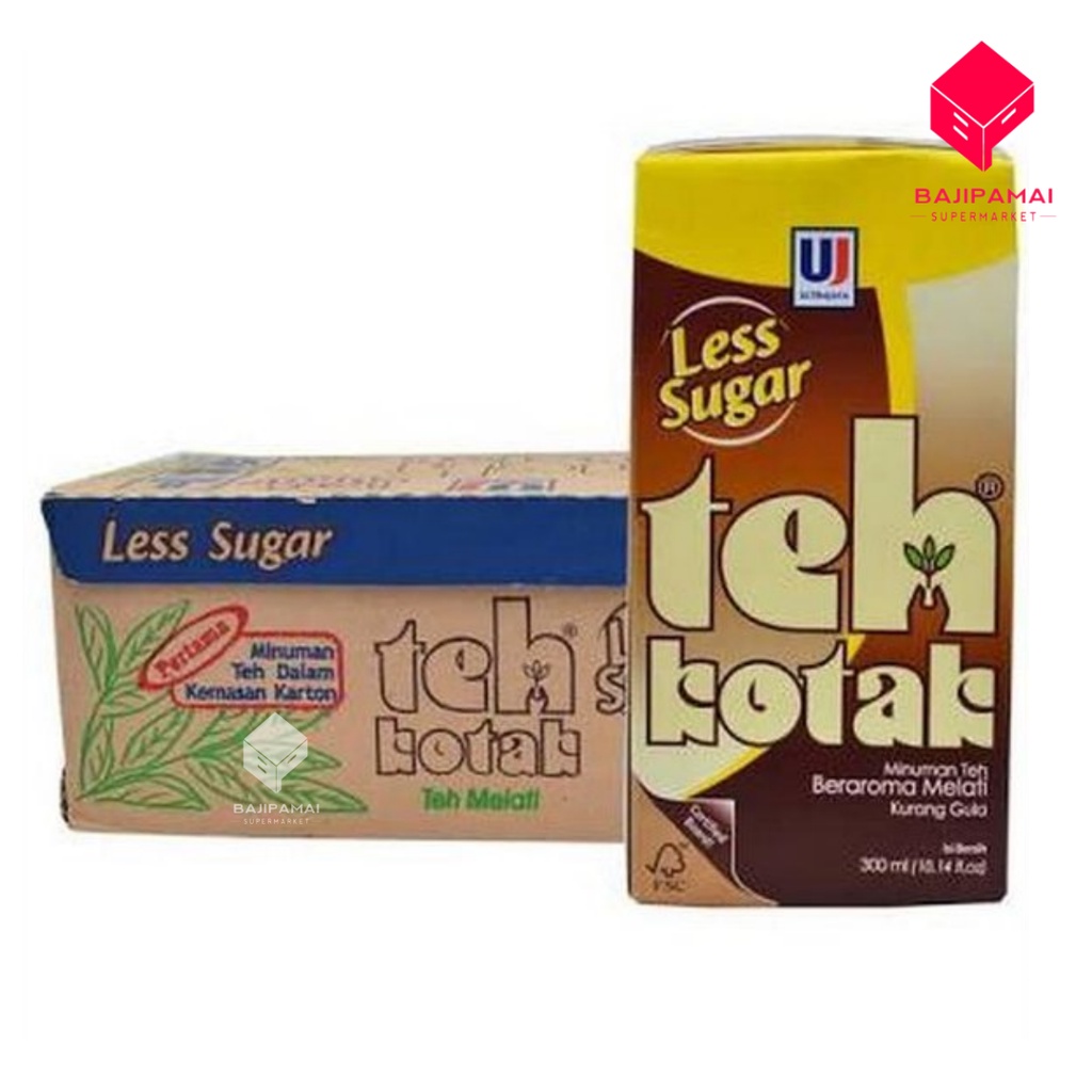 

Teh Kotak Jasmine Less Sugar 24x300ml Karton