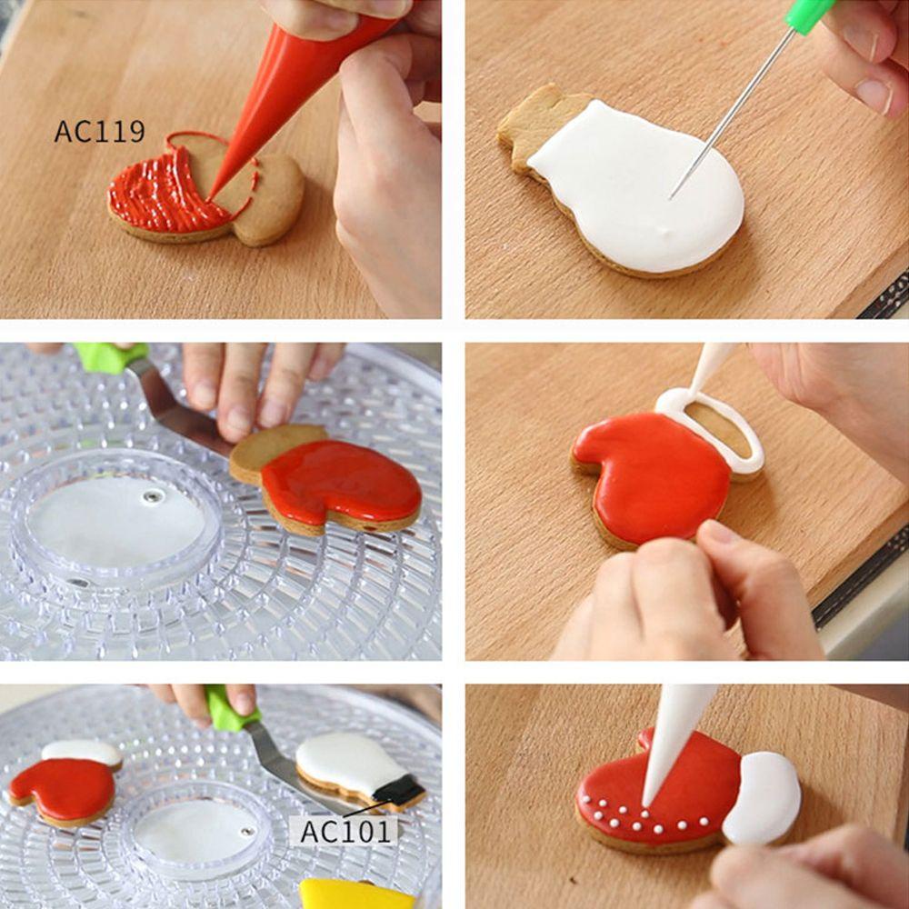 SOLIGHTER 5/7PCS Christmas Cookie Cutter Elk Santa Claus Xmas Theme Cake Mould