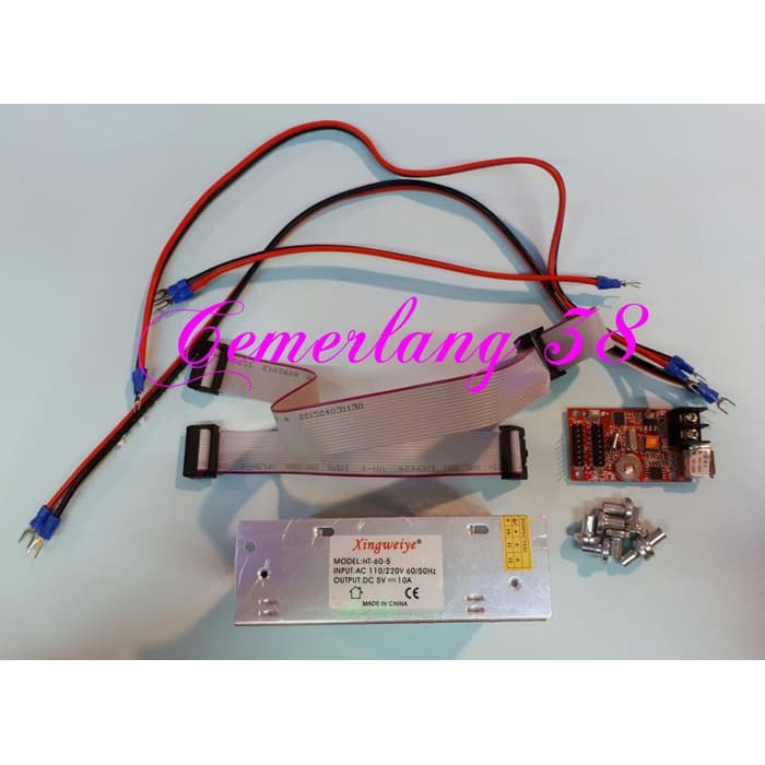 PAKET Module / Modul / Panel Led P10 Running Text Semi Outdoor