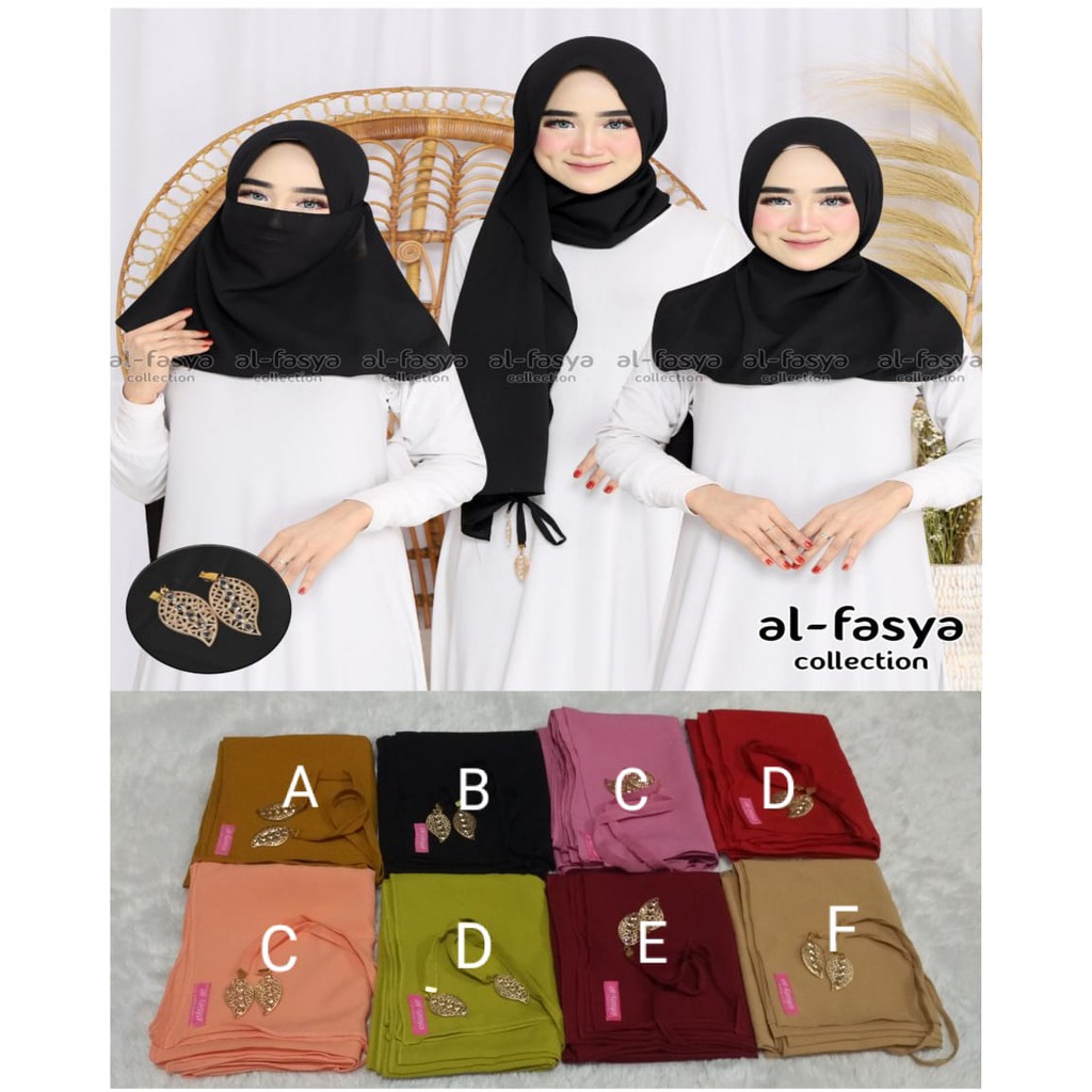 Pasmina Karet Diamond 3 in 1 Tasel Ory Al Fasya Murah