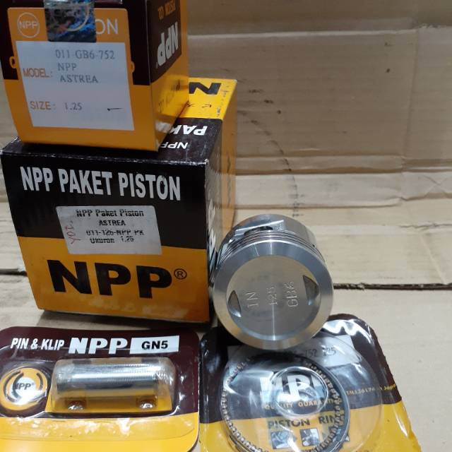 Piston kit astrea oversize 125 npp