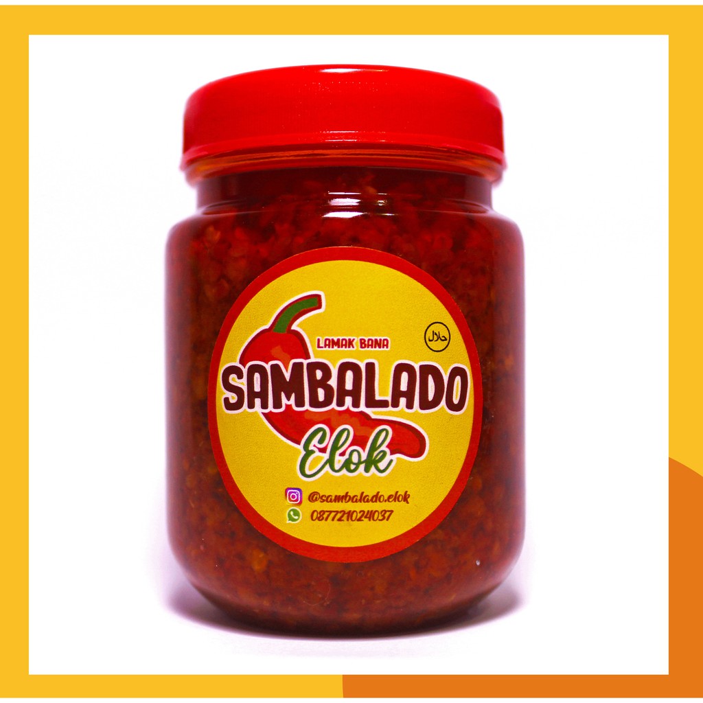 

Sambal balado / Sambalado Elok / Sambel Balado khas Minang 200 gr