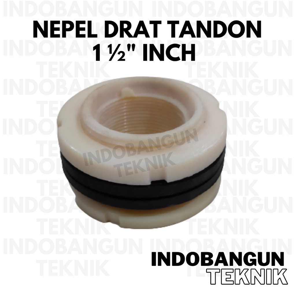 Nepel Nepple 2" Fitting Mur Mor Vault Ring Drat Tandon Toren Tangki Air 2 Inch