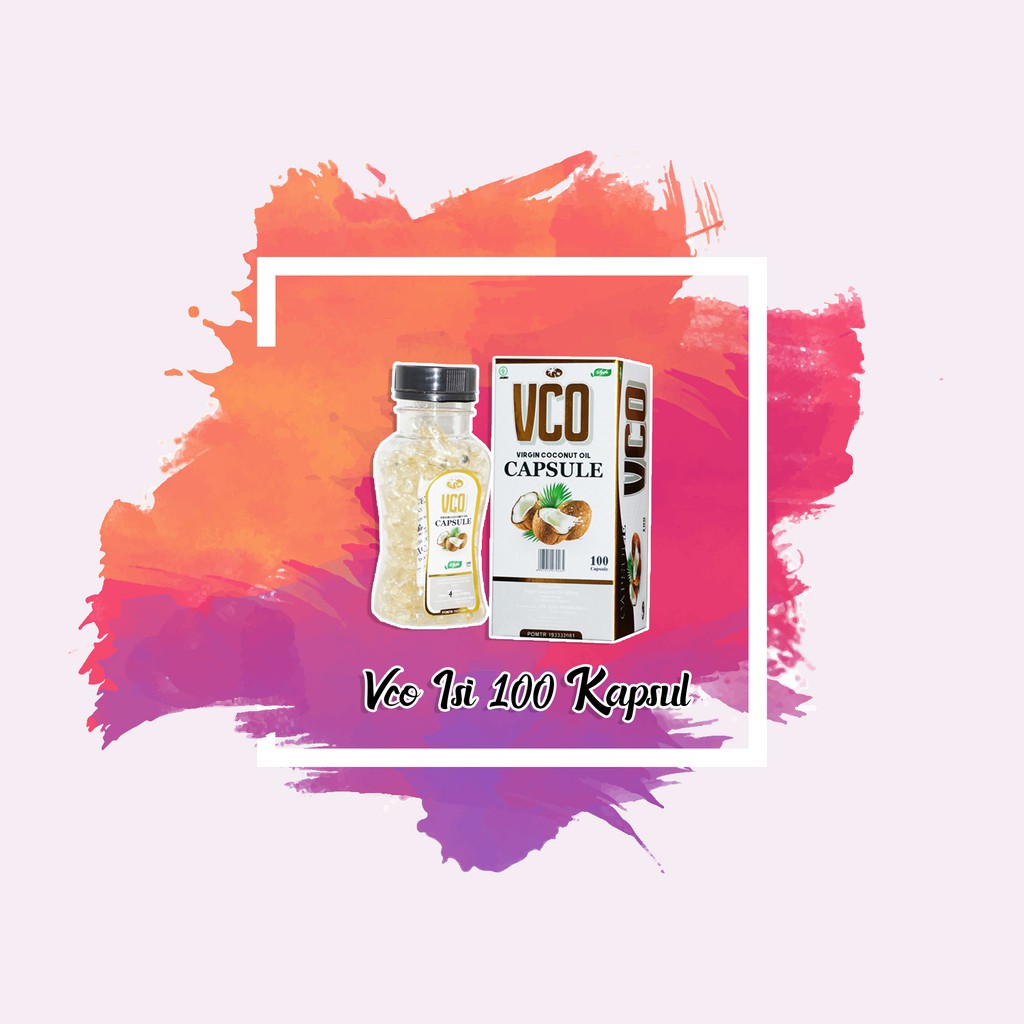 Virgin Coconut Oil Kapsul / VCO CAPSULE 100kpsl Syifa Herbal / VCO 100 KAPSUL VIRGIN COCONUT OIL SYIFA MINYAK KELAPA MURNI