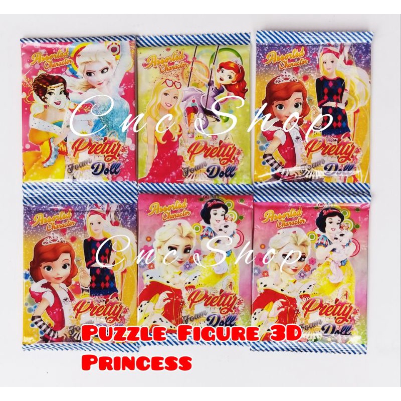 Stiker Puzzle 5D Princess Lovely Parade Mainan Anak Kreatif Murah