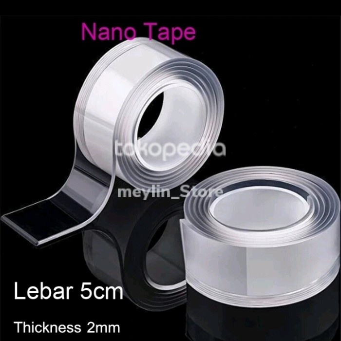 

Gilaa!!! Double Tape Nano Magic 1Mm 5M Super Kuat Asli Impor Limited