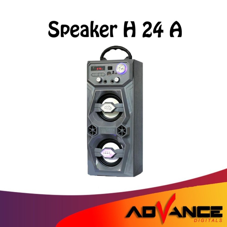 Advance Portabale Speaker Aktif H24A Sub Woofer