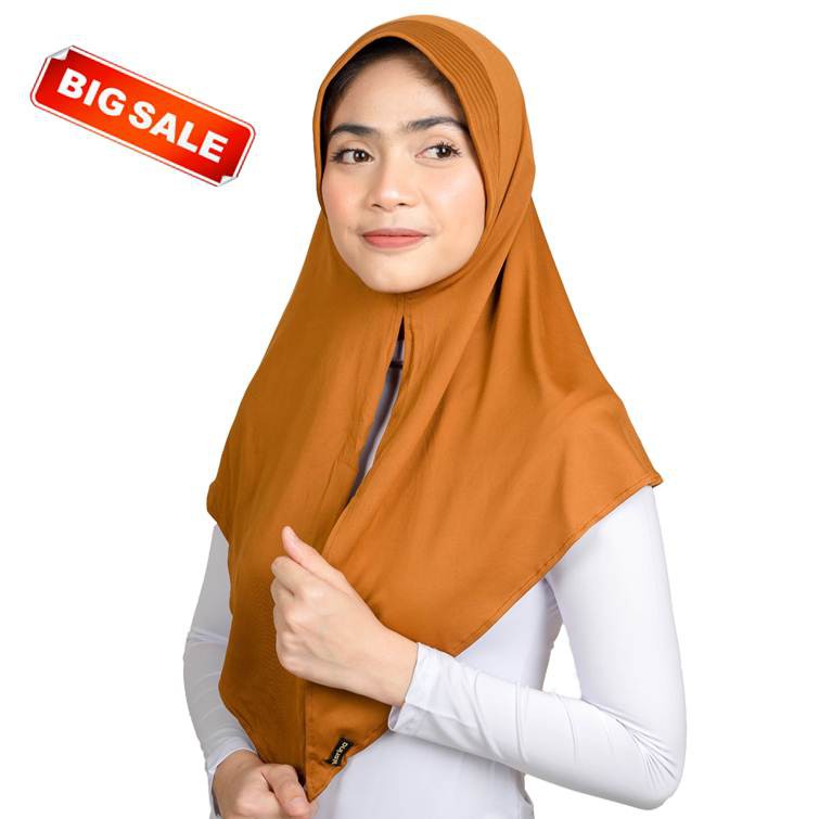 Nisrina Jilbab Instan Belah Tengah Paras S