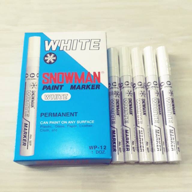 

Spidol Snowman Putih Paint Marker WHITE