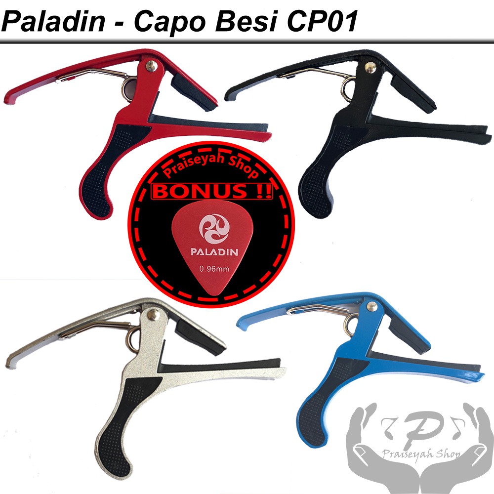 Capo Gitar Besi Dluxe CP01 Kapo Akustik String maupun Klasik