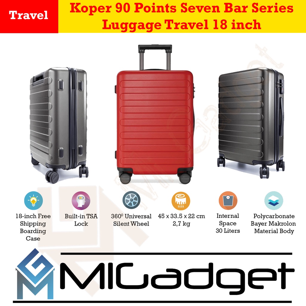 Koper 90 Points 90FUN 18 Inch Seven Bar Series Luggage Travel