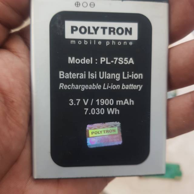 Baterai polytron w7550